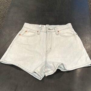 Levi’s high rise shorts.  Size 27